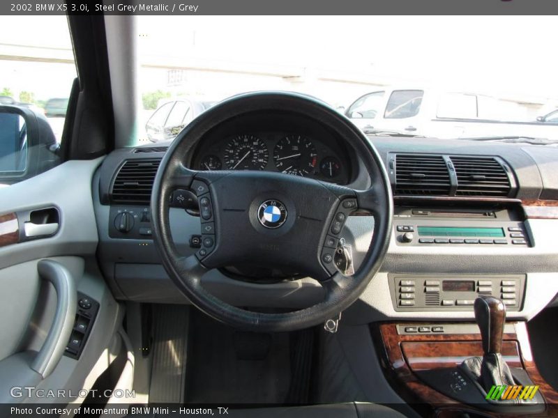 Steel Grey Metallic / Grey 2002 BMW X5 3.0i