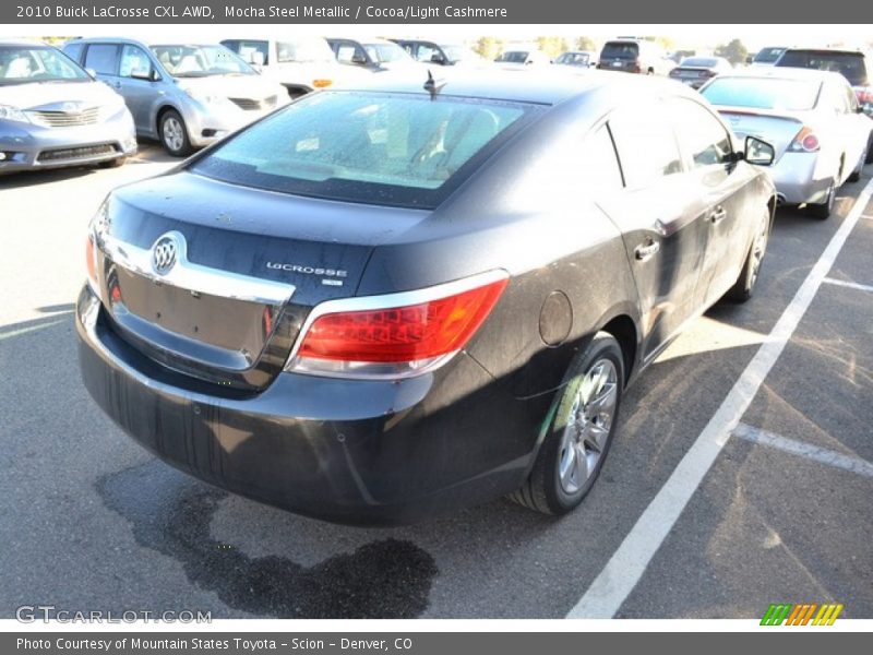 Mocha Steel Metallic / Cocoa/Light Cashmere 2010 Buick LaCrosse CXL AWD