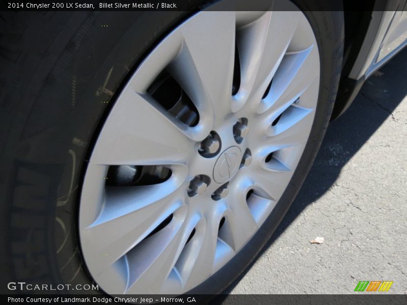 Billet Silver Metallic / Black 2014 Chrysler 200 LX Sedan