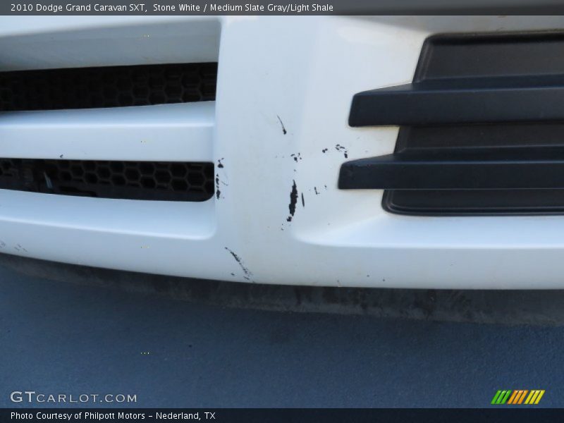 Stone White / Medium Slate Gray/Light Shale 2010 Dodge Grand Caravan SXT