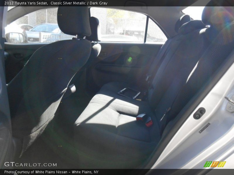Classic Silver Metallic / Dark Gray 2012 Toyota Yaris Sedan