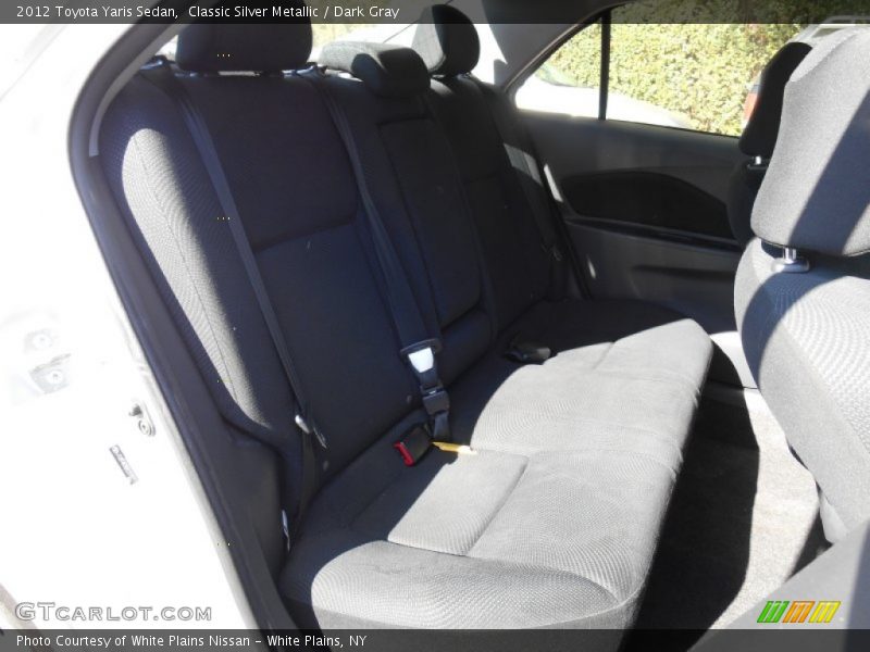 Classic Silver Metallic / Dark Gray 2012 Toyota Yaris Sedan