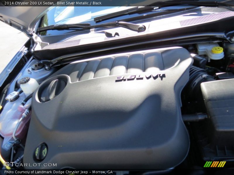 Billet Silver Metallic / Black 2014 Chrysler 200 LX Sedan