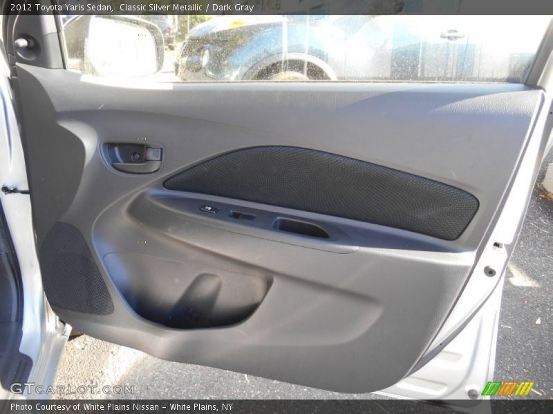Classic Silver Metallic / Dark Gray 2012 Toyota Yaris Sedan