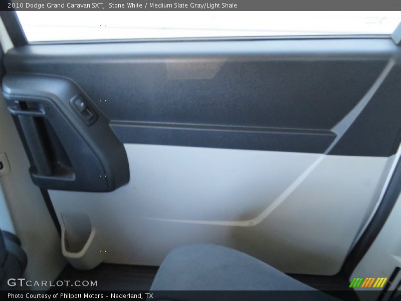 Stone White / Medium Slate Gray/Light Shale 2010 Dodge Grand Caravan SXT