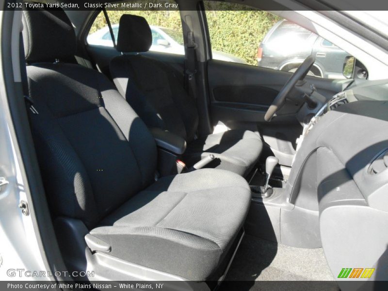 Classic Silver Metallic / Dark Gray 2012 Toyota Yaris Sedan