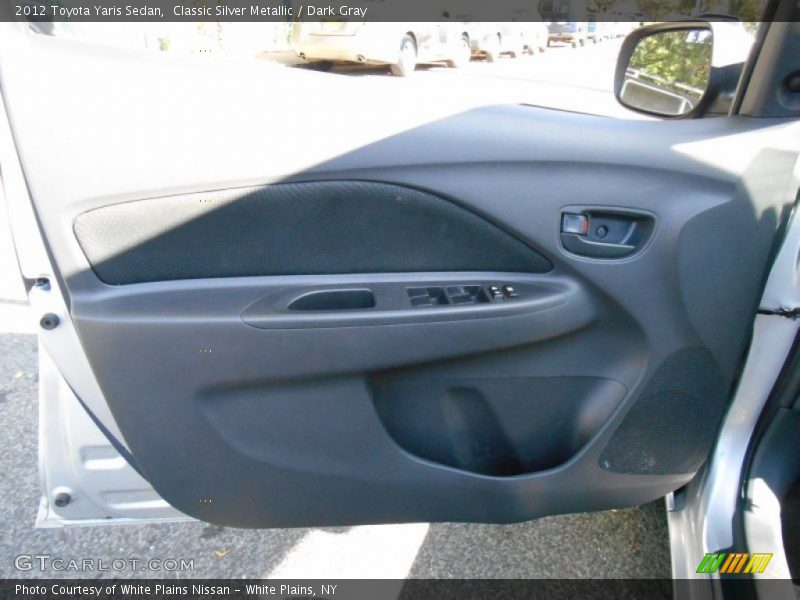 Classic Silver Metallic / Dark Gray 2012 Toyota Yaris Sedan