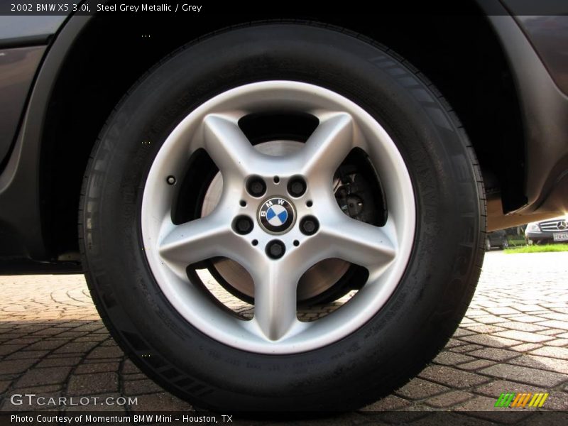 Steel Grey Metallic / Grey 2002 BMW X5 3.0i