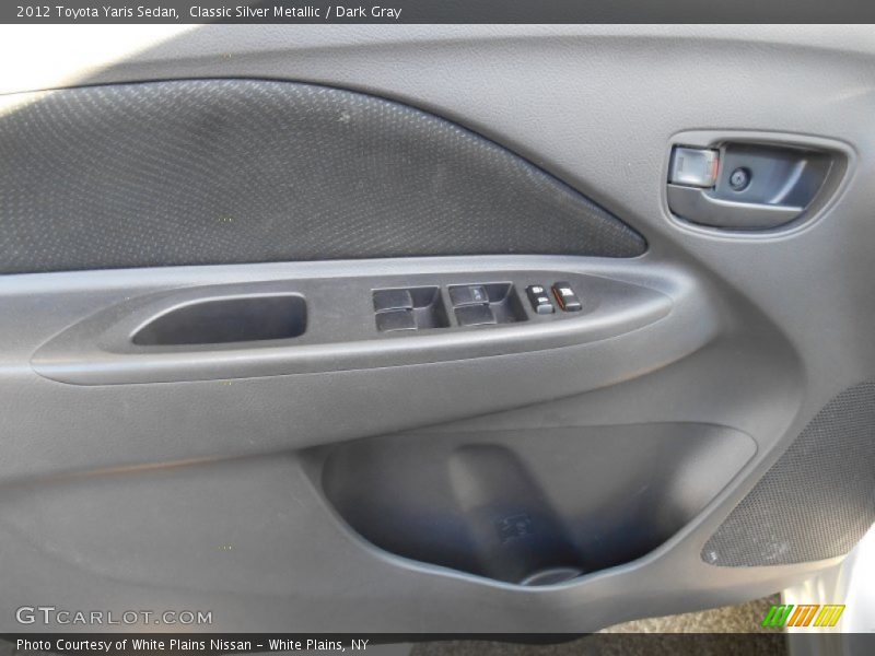 Classic Silver Metallic / Dark Gray 2012 Toyota Yaris Sedan