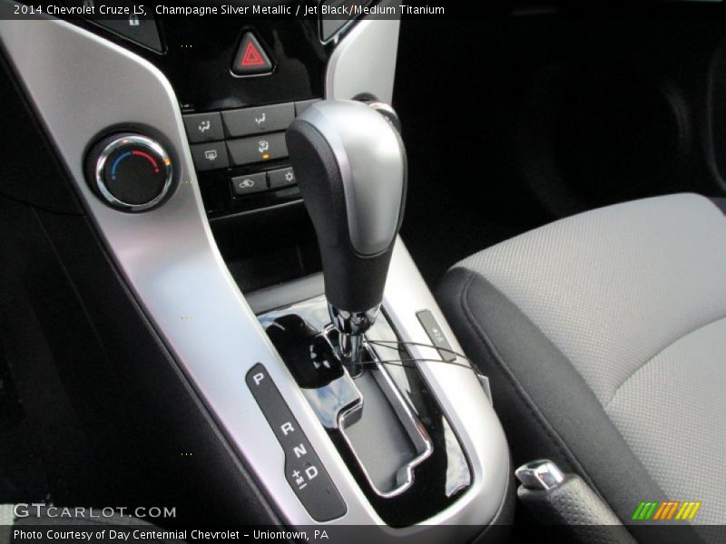 Champagne Silver Metallic / Jet Black/Medium Titanium 2014 Chevrolet Cruze LS