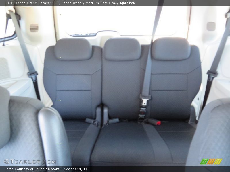 Stone White / Medium Slate Gray/Light Shale 2010 Dodge Grand Caravan SXT