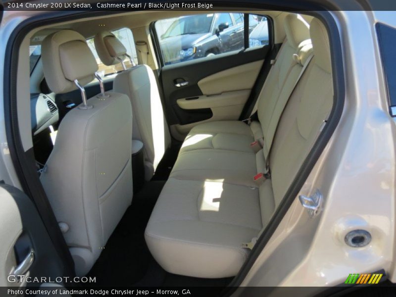 Rear Seat of 2014 200 LX Sedan