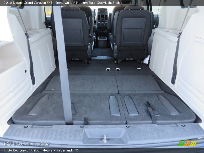 Stone White / Medium Slate Gray/Light Shale 2010 Dodge Grand Caravan SXT