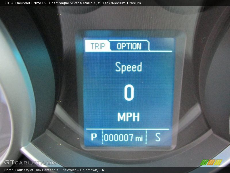Champagne Silver Metallic / Jet Black/Medium Titanium 2014 Chevrolet Cruze LS
