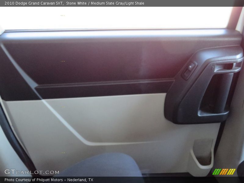 Stone White / Medium Slate Gray/Light Shale 2010 Dodge Grand Caravan SXT