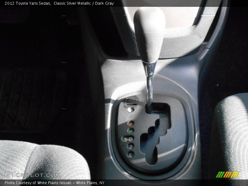 Classic Silver Metallic / Dark Gray 2012 Toyota Yaris Sedan