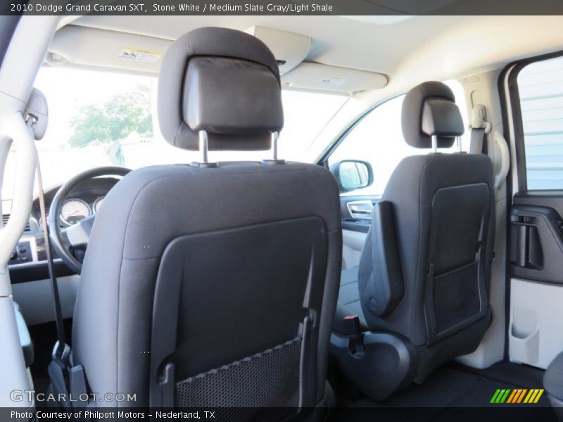 Stone White / Medium Slate Gray/Light Shale 2010 Dodge Grand Caravan SXT