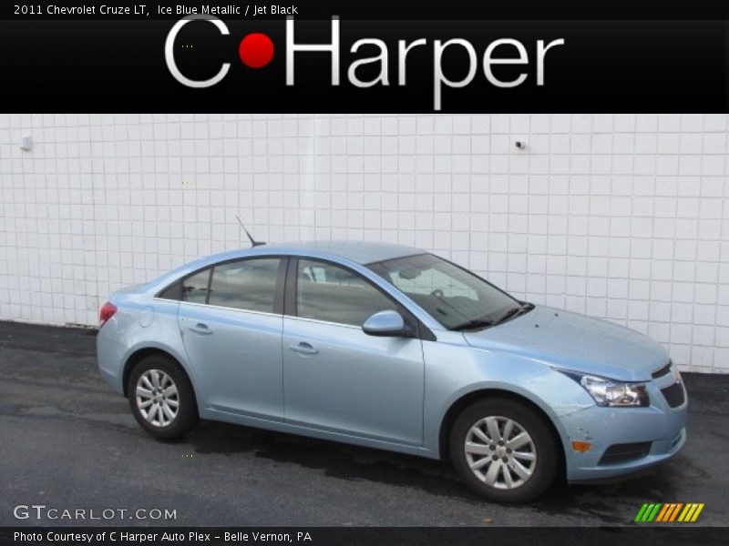 Ice Blue Metallic / Jet Black 2011 Chevrolet Cruze LT