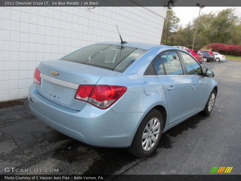 Ice Blue Metallic / Jet Black 2011 Chevrolet Cruze LT
