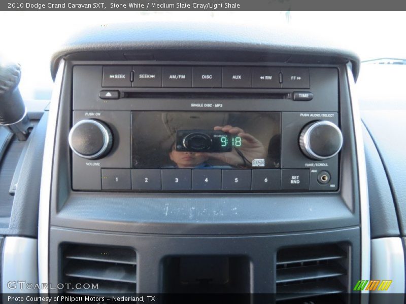 Stone White / Medium Slate Gray/Light Shale 2010 Dodge Grand Caravan SXT
