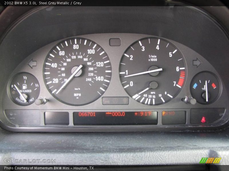 Steel Grey Metallic / Grey 2002 BMW X5 3.0i