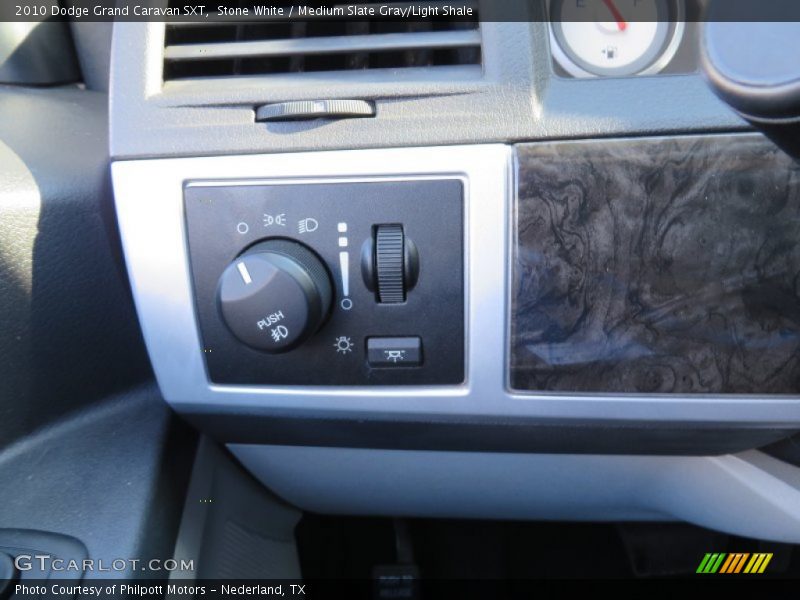 Stone White / Medium Slate Gray/Light Shale 2010 Dodge Grand Caravan SXT