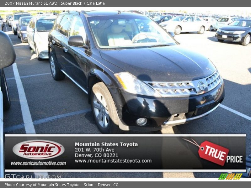 Super Black / Cafe Latte 2007 Nissan Murano SL AWD