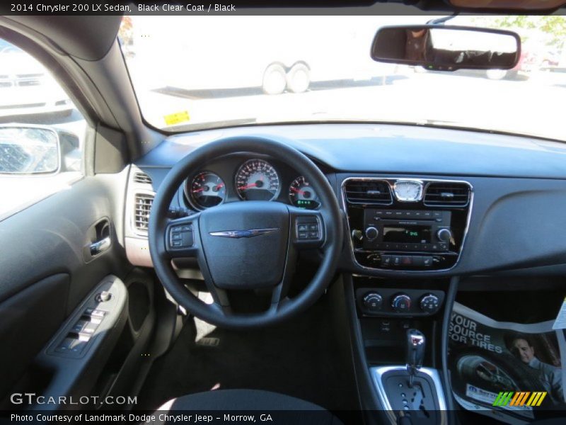 Black Clear Coat / Black 2014 Chrysler 200 LX Sedan
