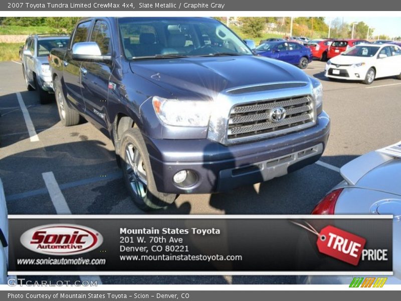 Slate Metallic / Graphite Gray 2007 Toyota Tundra Limited CrewMax 4x4