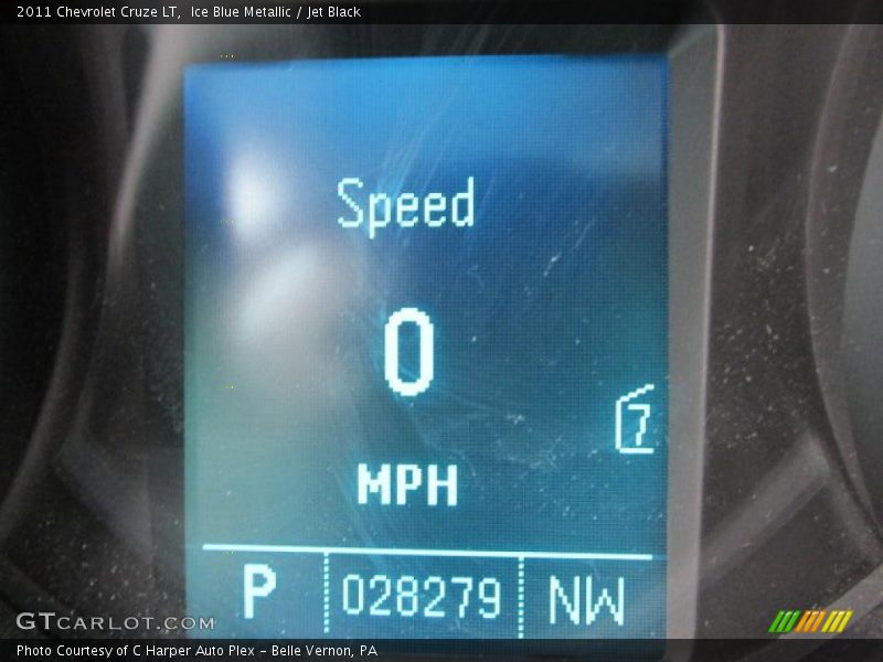 Ice Blue Metallic / Jet Black 2011 Chevrolet Cruze LT