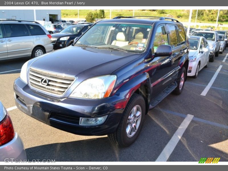 Blue Meridian Pearl / Ivory 2004 Lexus GX 470