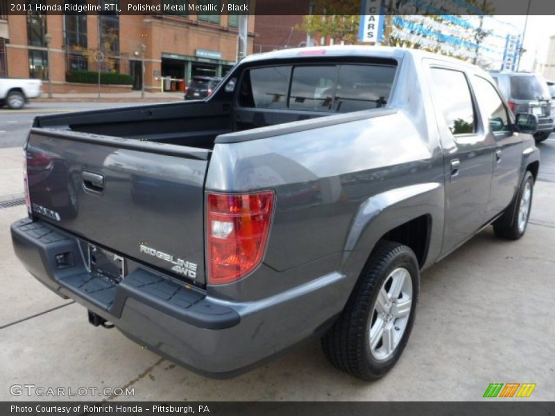 Polished Metal Metallic / Black 2011 Honda Ridgeline RTL