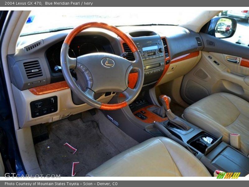 Blue Meridian Pearl / Ivory 2004 Lexus GX 470