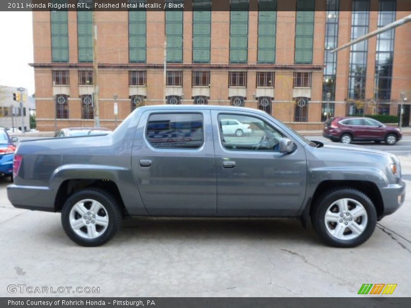 Polished Metal Metallic / Black 2011 Honda Ridgeline RTL