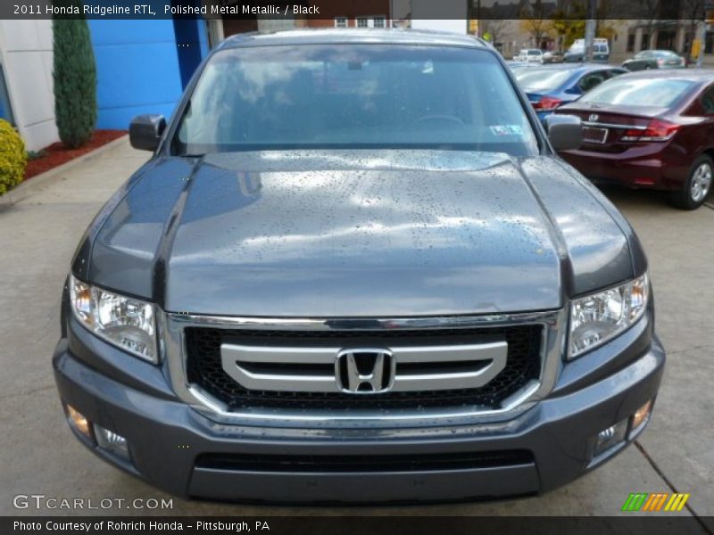 Polished Metal Metallic / Black 2011 Honda Ridgeline RTL