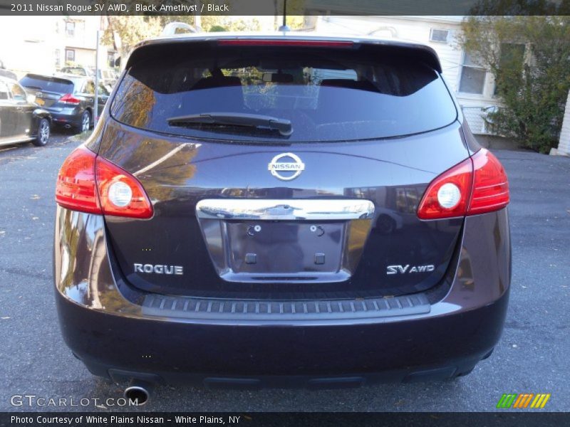 Black Amethyst / Black 2011 Nissan Rogue SV AWD