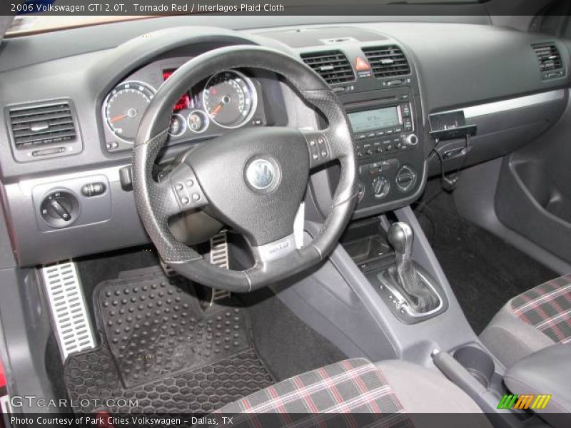 Tornado Red / Interlagos Plaid Cloth 2006 Volkswagen GTI 2.0T