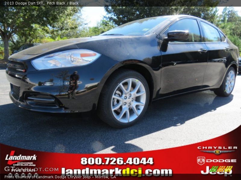 Pitch Black / Black 2013 Dodge Dart SXT