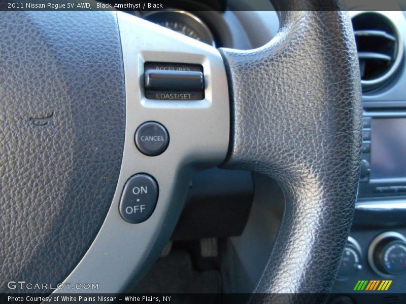 Black Amethyst / Black 2011 Nissan Rogue SV AWD