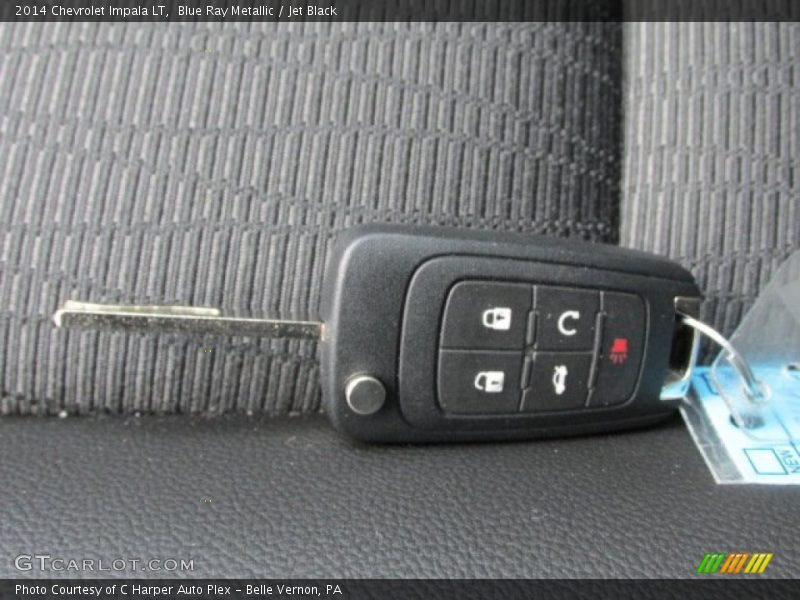Blue Ray Metallic / Jet Black 2014 Chevrolet Impala LT
