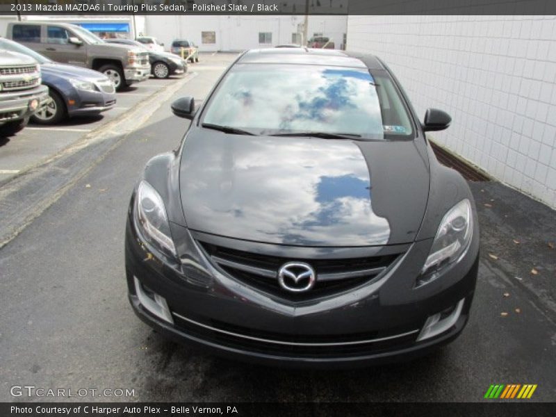 Polished Slate / Black 2013 Mazda MAZDA6 i Touring Plus Sedan