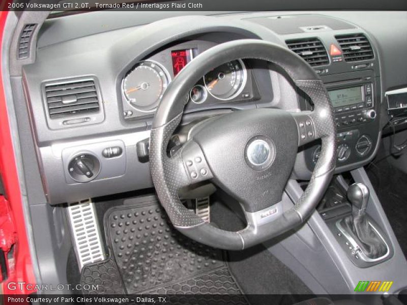 Tornado Red / Interlagos Plaid Cloth 2006 Volkswagen GTI 2.0T