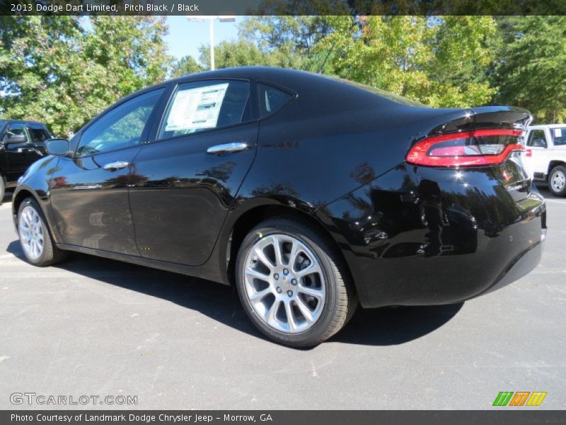 Pitch Black / Black 2013 Dodge Dart Limited