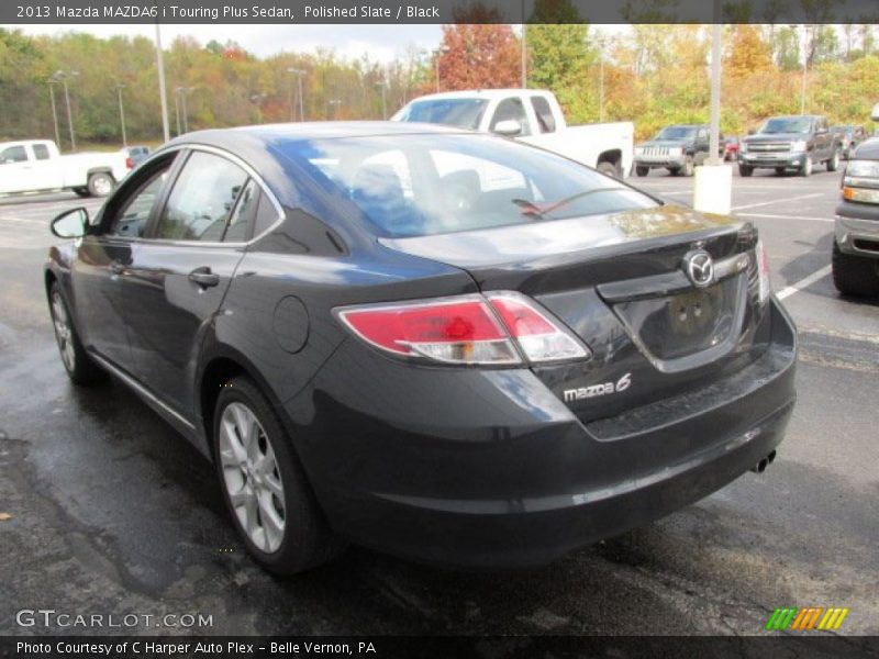 Polished Slate / Black 2013 Mazda MAZDA6 i Touring Plus Sedan