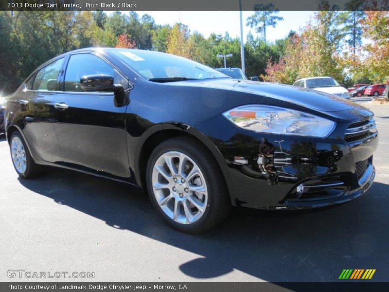 Pitch Black / Black 2013 Dodge Dart Limited