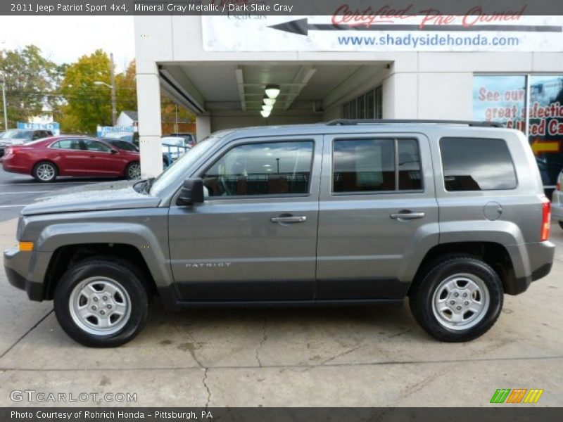 Mineral Gray Metallic / Dark Slate Gray 2011 Jeep Patriot Sport 4x4