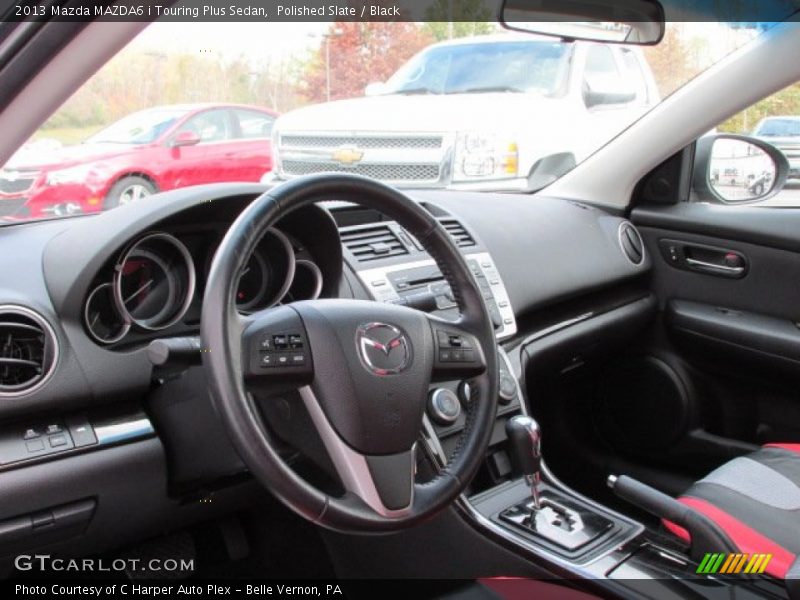 Polished Slate / Black 2013 Mazda MAZDA6 i Touring Plus Sedan