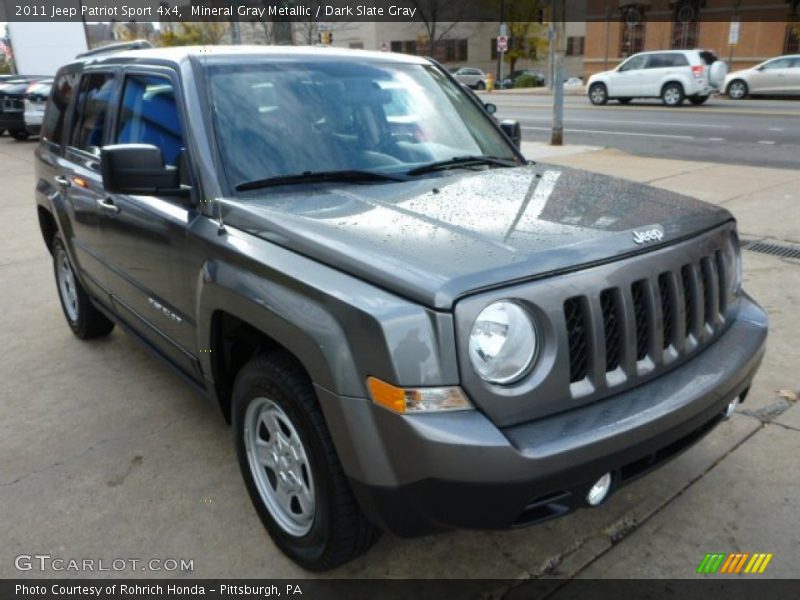 Mineral Gray Metallic / Dark Slate Gray 2011 Jeep Patriot Sport 4x4