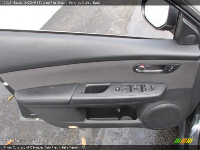 Polished Slate / Black 2013 Mazda MAZDA6 i Touring Plus Sedan