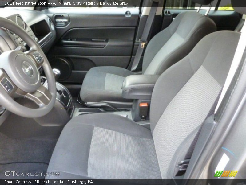 Mineral Gray Metallic / Dark Slate Gray 2011 Jeep Patriot Sport 4x4